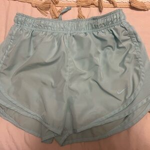 Nike Blue Athletic Shorts Lightweight Elastic Waist